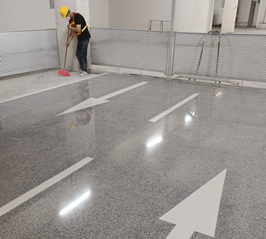 车道专用无机磨石